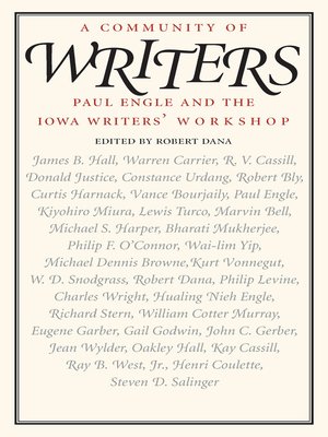 cover image of A Community of Writers
